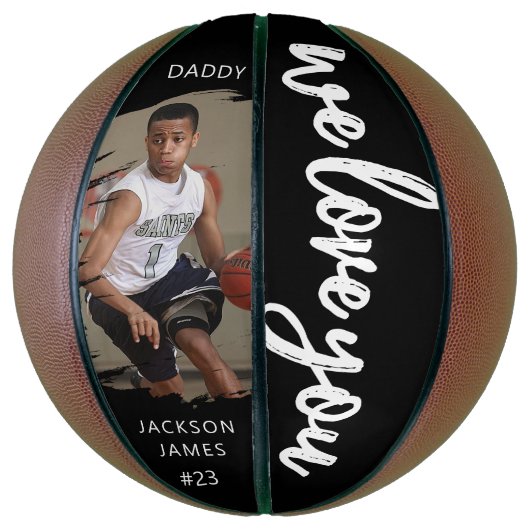 私たちスタイリッシュは、あなたがブラシされた効果写真が大好き バスケットボール (縦)