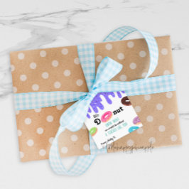 私たちドーナツ知り先生ありがとうメッセージカード フェイバータグ