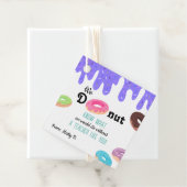 私たちドーナツ知り先生ありがとうメッセージカード フェイバータグ (インサイチュ)