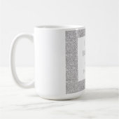 私たちパーソナライズされたからのハッピーバースデーすべてのマグカップ コーヒーマグカップ (左)