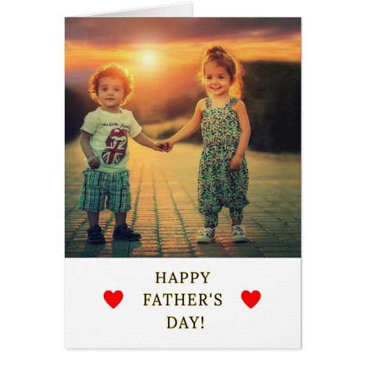 私たちパーソナライズされたが愛するパパ写真父の日 (正面)
