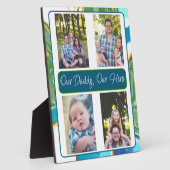 私たちパーソナライズされたのヒーロー、私たちのパパ フォトプラーク (側面)