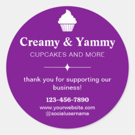 私たちパーソナライズされたのビジネスをサポートしてくれてありがとう ラウンドシール