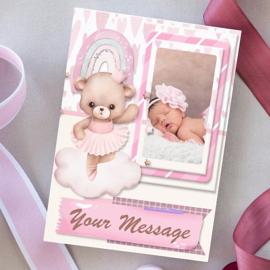 私たちパーソナライズされたの新生児発表 シーズンカード