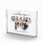 私たちパーソナライズされたはコラージュおじいちゃん フォトブロック (右)