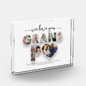 私たちパーソナライズされたはコラージュおじいちゃん フォトブロック (左)