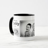 私たちパーソナライズされたはパパを愛してる マグカップ (正面左)