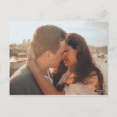 私たちパーソナライズされたはパーティー婚約した招待状 ポストカード (裏面)