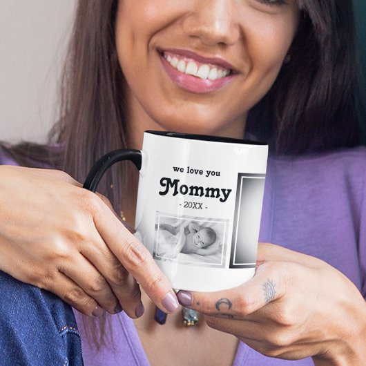 私たちパーソナライズされたはママを愛してる マグカップ