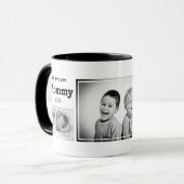 私たちパーソナライズされたはママを愛してる マグカップ (正面左)