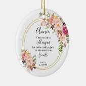 私たちパーソナライズされたは偶然に仲間のフローラを作った セラミックオーナメント (右)