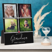 私たちパーソナライズされたは愛よナナおばあちゃんギフト最高の フォトプラーク (側面)