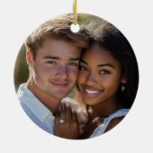 私たちパーソナライズされたは結婚 セラミックオーナメント (裏面)