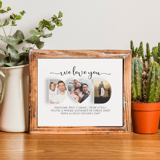 私たちパーソナライズされたは、あなたを愛するパパポスター ポスター