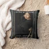 私たちパーソナライズされたは、おばあちゃんのフォトスクリプトを愛している クッション (ブランケット)