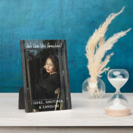 私たちパーソナライズされたは、おばあちゃんのフォトスクリプトを愛している フォトプラーク