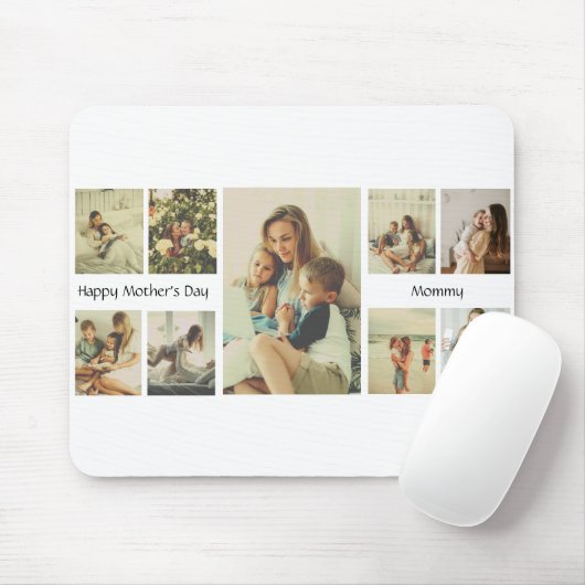 私たちパーソナライズされたは、ママのマウスパッドのギフトを愛している マウスパッド (マウス)