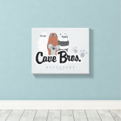 私たちベアの熊 – 洞窟の兄弟。表示 キャンバスプリント (インサイチュ (ウッドフロア))