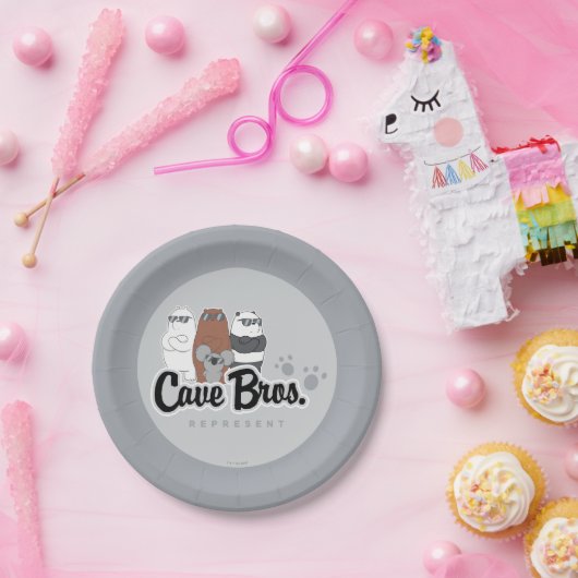 私たちベアの熊 – 洞窟の兄弟。表示 ペーパープレート (パーティー)