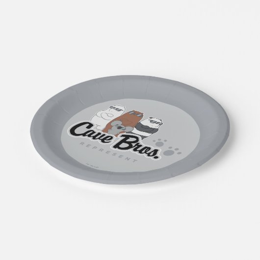 私たちベアの熊 – 洞窟の兄弟。表示 ペーパープレート (アングル)