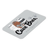 私たちベアの熊 – 洞窟の兄弟。表示 マグネット (左側)