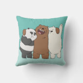 私たちベアベアベアグループの抱擁 クッション (裏面)