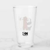 私たちベアベアベアグループの抱擁 タンブラーグラス (裏面)