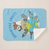 私たちベア – アドベンチャー待ち シェルパブランケット (正面(横))