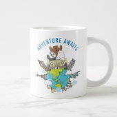 私たちベア – アドベンチャー待ち ジャンボコーヒーマグカップ (右)