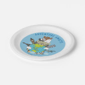 私たちベア – アドベンチャー待ち ペーパープレート (アングル)