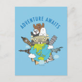 私たちベア – アドベンチャー待ち ポストカード (正面)