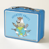 私たちベア – アドベンチャー待ち メタルランチボックス (裏面)