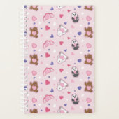 私たちベア – バレンタインハートパターン プランナー手帳 (正面)