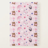 私たちベア – バレンタインハートパターン プランナー手帳 (裏面)