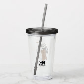 私たちベア – 最後のピザのスライス アクリルタンブラー (裏面)