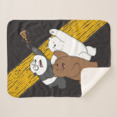 私たちベア – 最後のピザのスライス シェルパブランケット (正面(横))