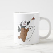 私たちベア – 最後のピザのスライス ジャンボコーヒーマグカップ (右)