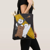 私たちベア – 最後のピザのスライス トートバッグ (クローズアップ)