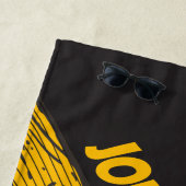 私たちベア – 最後のピザのスライス ビーチタオル (インサイチュ)