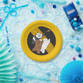 私たちベア – 最後のピザのスライス ペーパープレート (パーティー)