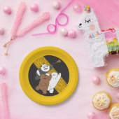 私たちベア – 最後のピザのスライス ペーパープレート (パーティー)