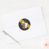 私たちベア – 最後のピザのスライス ラウンドシール (封筒)