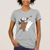 私たちベア – 最後のピザのスライス Tシャツ (正面)