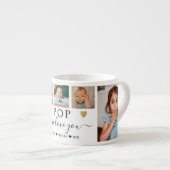 私たちポップ・アートのはグランドキッズ5写真コラージュ エスプレッソカップ (正面右)