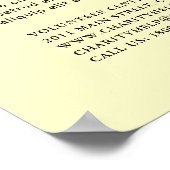 私たちミニマルはあなたのチャリティ救済ボランティアの広告が必要だ ポスター (角)