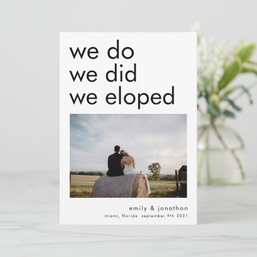 私たちミニマルは、写真の発表を駆け落とした 案内状 (スタンド正面)