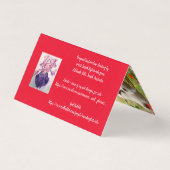 私たちメリークリスマスカードセットから鶏のルースター (裏面)