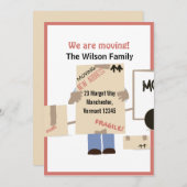 私たちモダンが動いている可愛い発表 案内状 (正面/裏面)