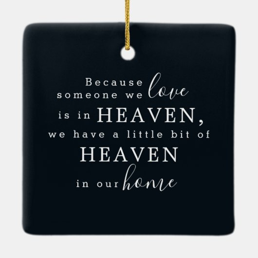 私たちモダンが大好きな天国写真 セラミックオーナメント (裏面)