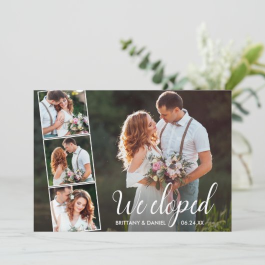 私たちモダンが駆け落とした4つの写真結婚 案内状 (スタンド正面)